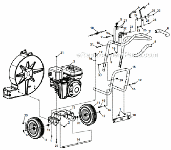 Part Location Diagram of 64229-01 Little Wonder Nut-Nylon Lock 1/4-20